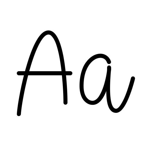 Blow Glow Font icon