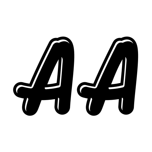Bluck Amorhies Font icon