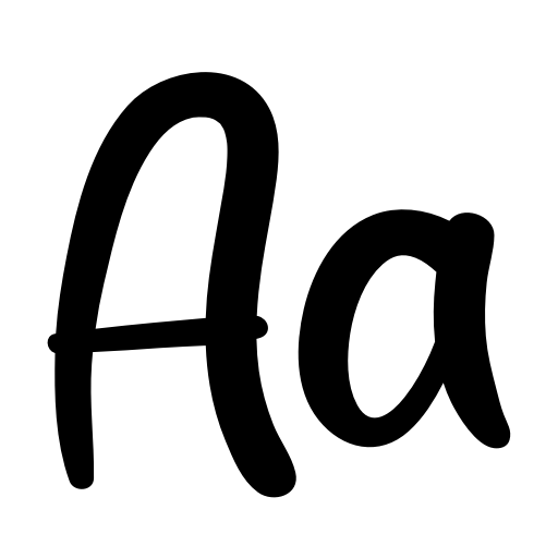 Blue Font icon