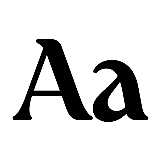 Blue Cashews Font icon