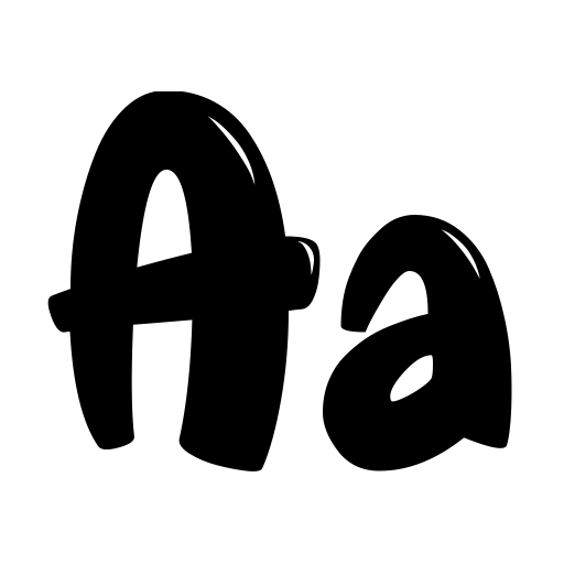 BLUE CHERIES Font icon