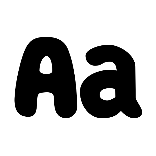 Blue Custard Font icon