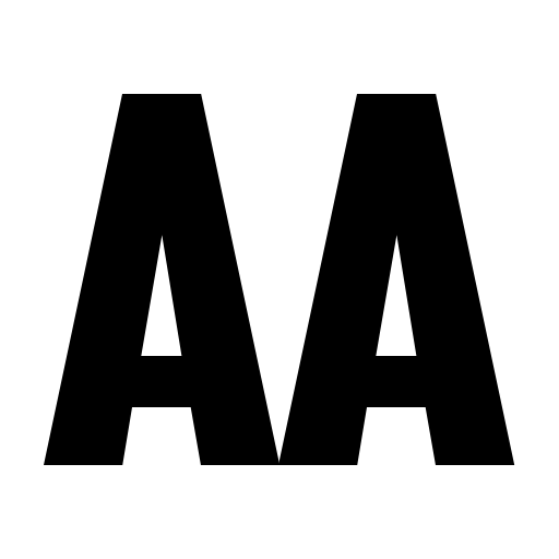 Blue Fonte Sans Font icon