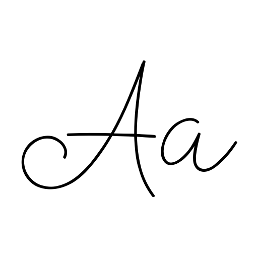 Blue Fonte Font icon