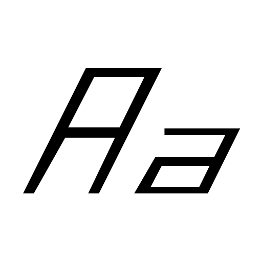Blue July Font icon