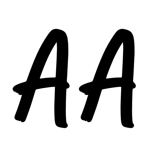 Blue Marker Font icon