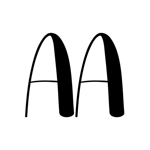Blue Mode Font icon