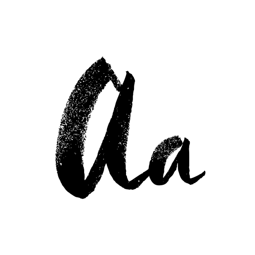 Blue Ocean Brush Font icon