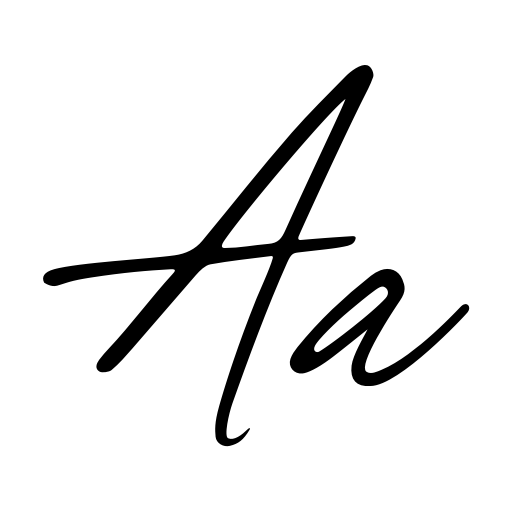Blue Paradise Personal Use Font icon