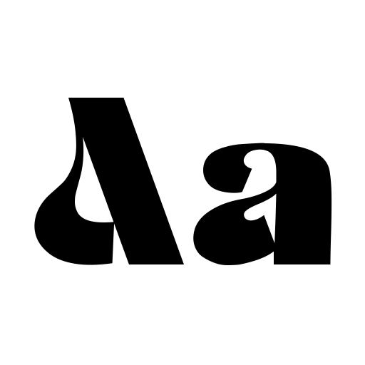 Blue Pastel Font icon
