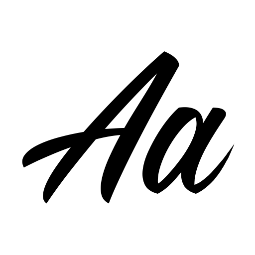 Blue Phantom Font icon