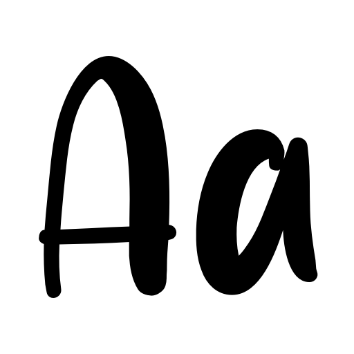 Blue Shine Font icon