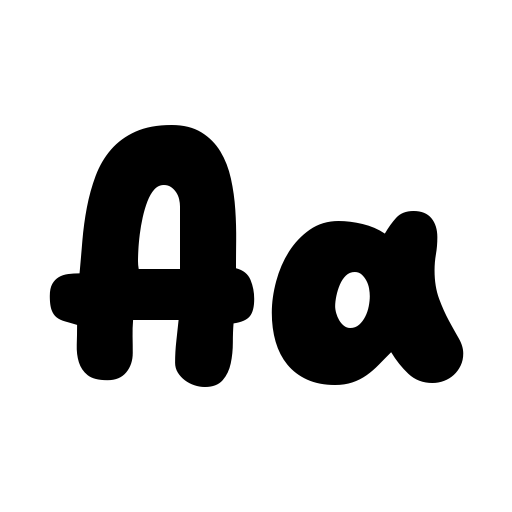 Blue Style Font icon