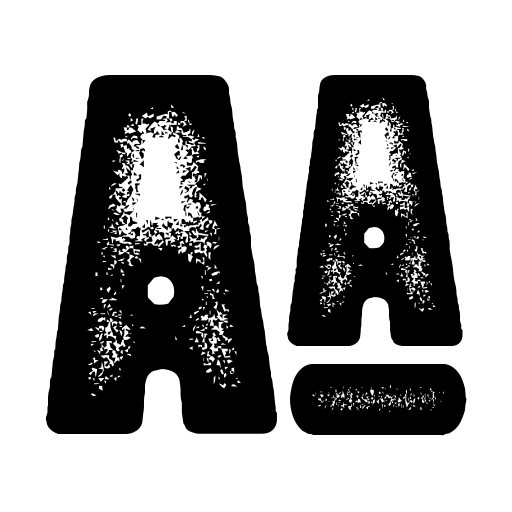 Blue Waffle Font icon