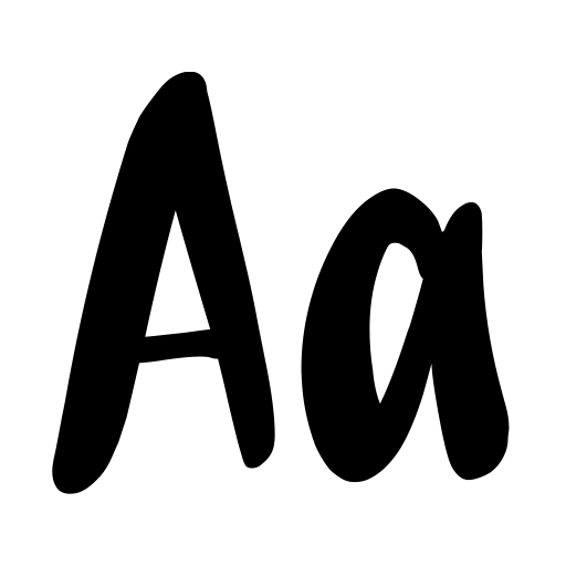 Blueberry Cream Font icon