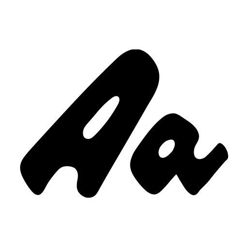 Blueberry Script PERSONAL USE Font icon