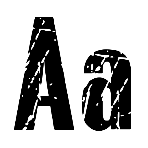 BLUEFISH SCRATCHED Demo Font icon