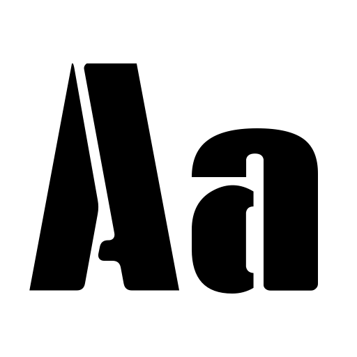 Bluefish STENCIL DEMO Font icon