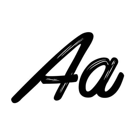Blueline Paradise Font icon