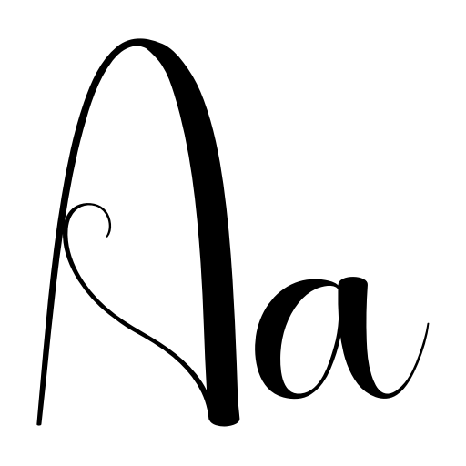 Blueline Font icon