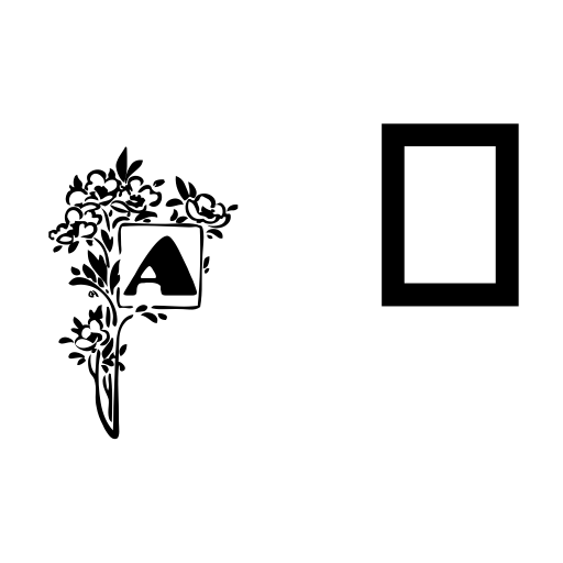 Blumenstrauss Caps Font icon