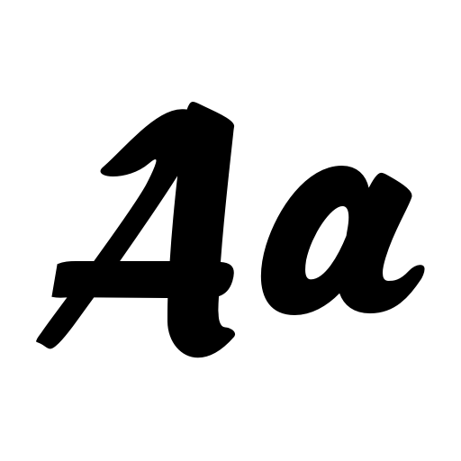 Bluntype Font preview