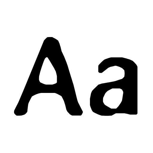 Blur Font preview