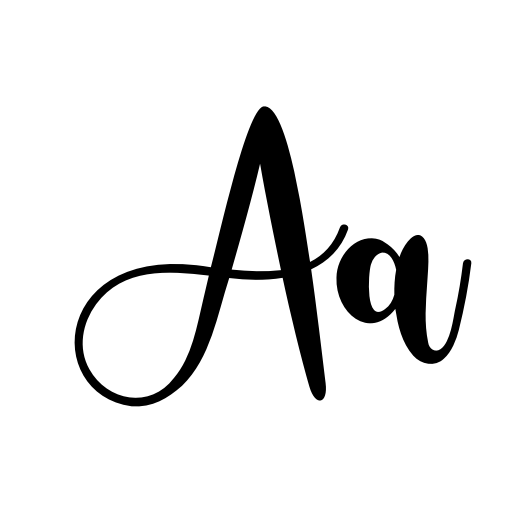 Blush Night Font icon