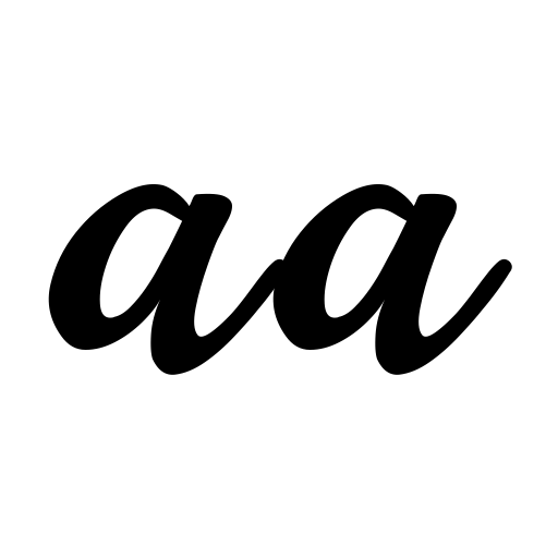 Blysher Font preview