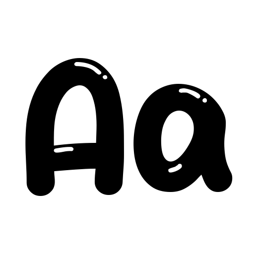 Boba Cups Font icon