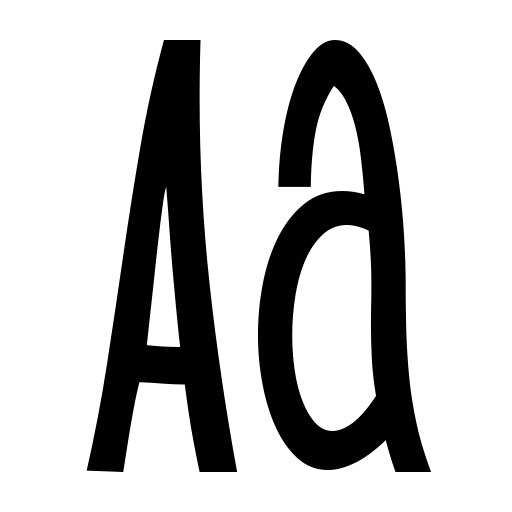 Body charms Font icon