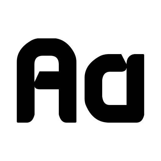BOGOR Font icon