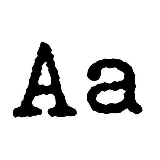 Bohemian Typewriter Font icon