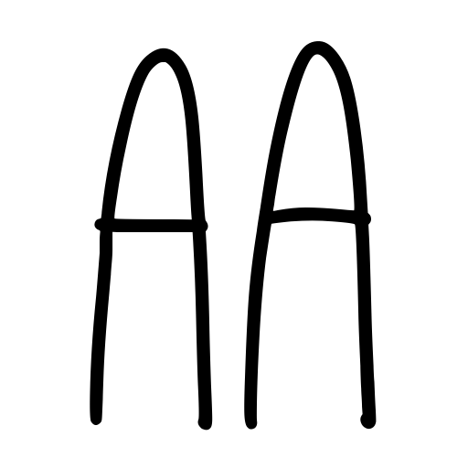 Boho Style Font icon