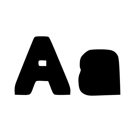 Bold Box Font icon