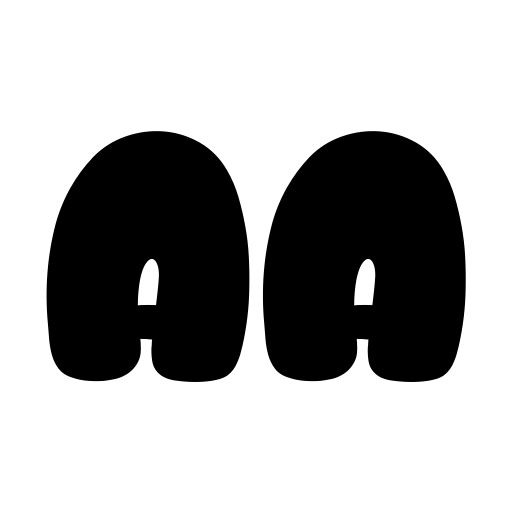 Bold Drop Font icon