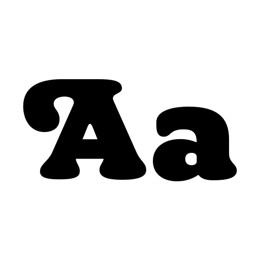 Bold Fashion PERSONAL USE Font icon