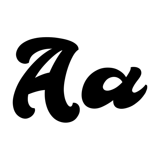 Boldie Script Font icon