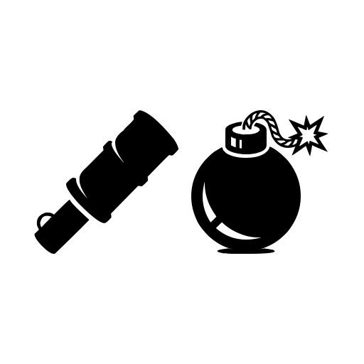 Bomb! Font icon