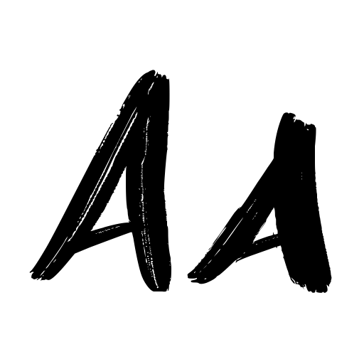 Bomber Brush Font icon