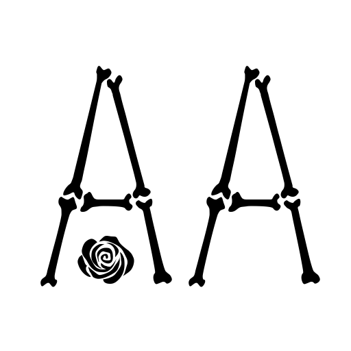 Bones Roses Font icon