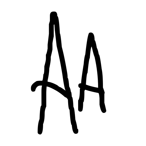 Bones to Your Generic Script Font! Font icon