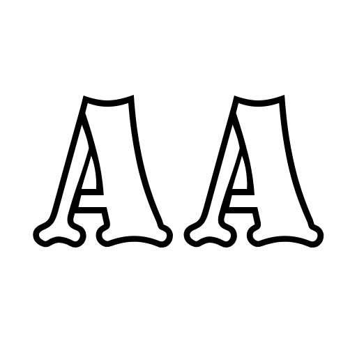 Boneyard Army Font icon