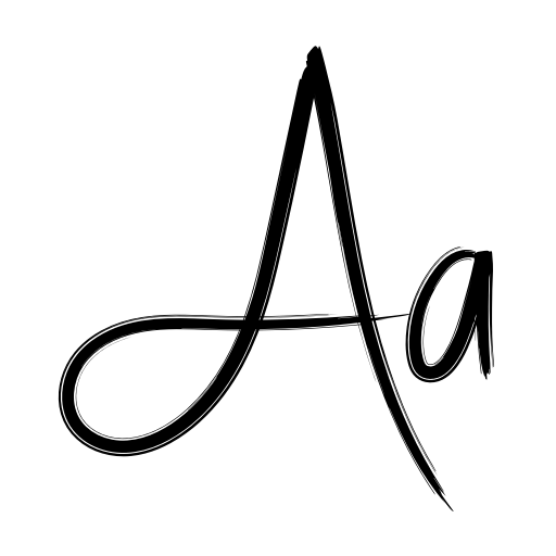 Book Signature Font icon