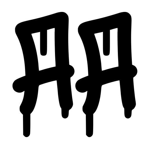 Boostery Personal Use Only Font icon