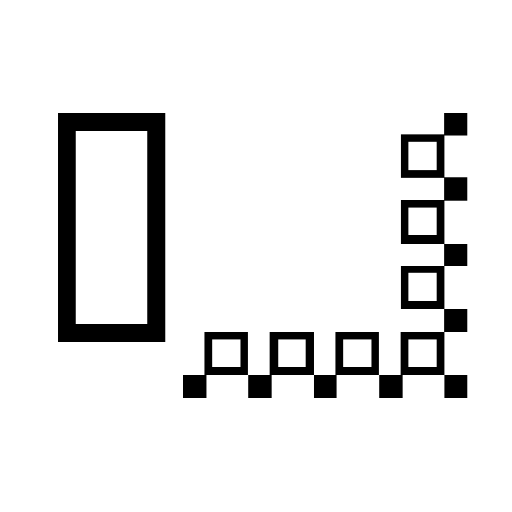 Border Corners 2 Font icon