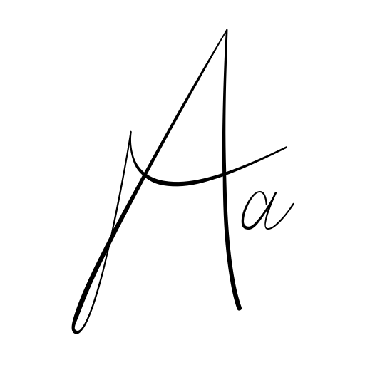 Bordershine Script Font icon