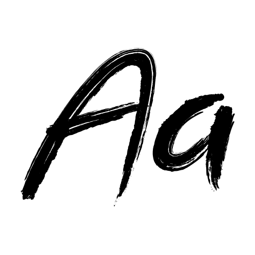 Bottomless Script Font icon