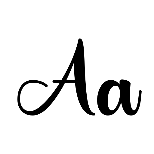 Bougaty Font preview