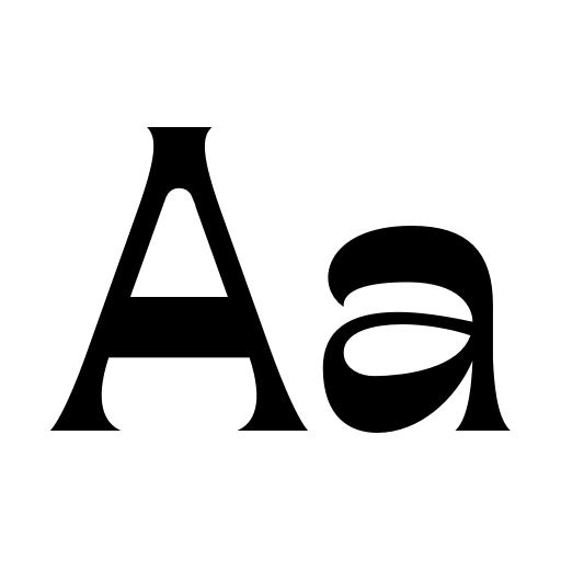 Bougerose Display Font icon